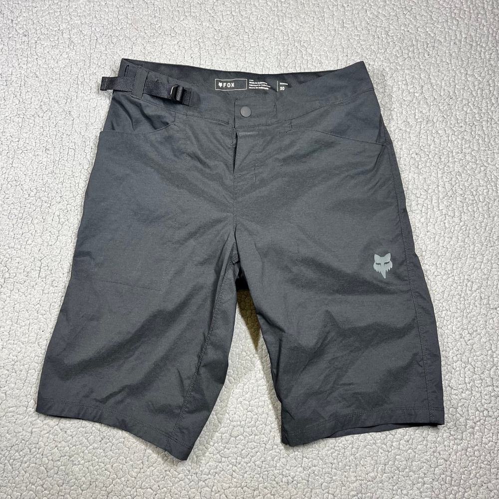 Fox Racing Ranger Shorts Men 30 Padded Liner MTB Mountain Bike Black Gorpcore